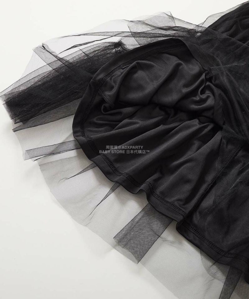 日本童裝 dev!rock 薄紗褶皺長裙 110-160cm 女童款 秋季 SKIRTS
