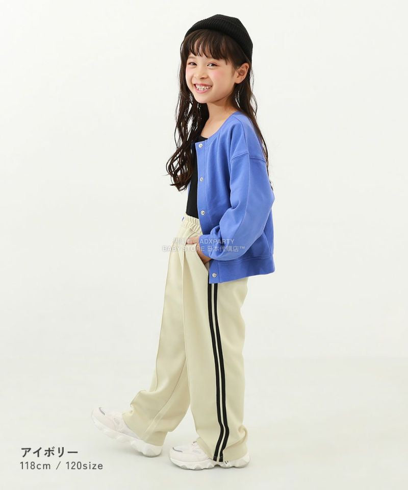 日本童裝 dev!rock 側邊寬長褲 100-160cm 男童款/女童款 秋季 PANTS