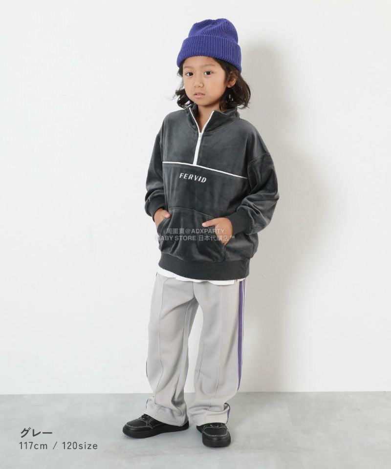 日本童裝 dev!rock 側邊寬長褲 100-160cm 男童款/女童款 秋季 PANTS
