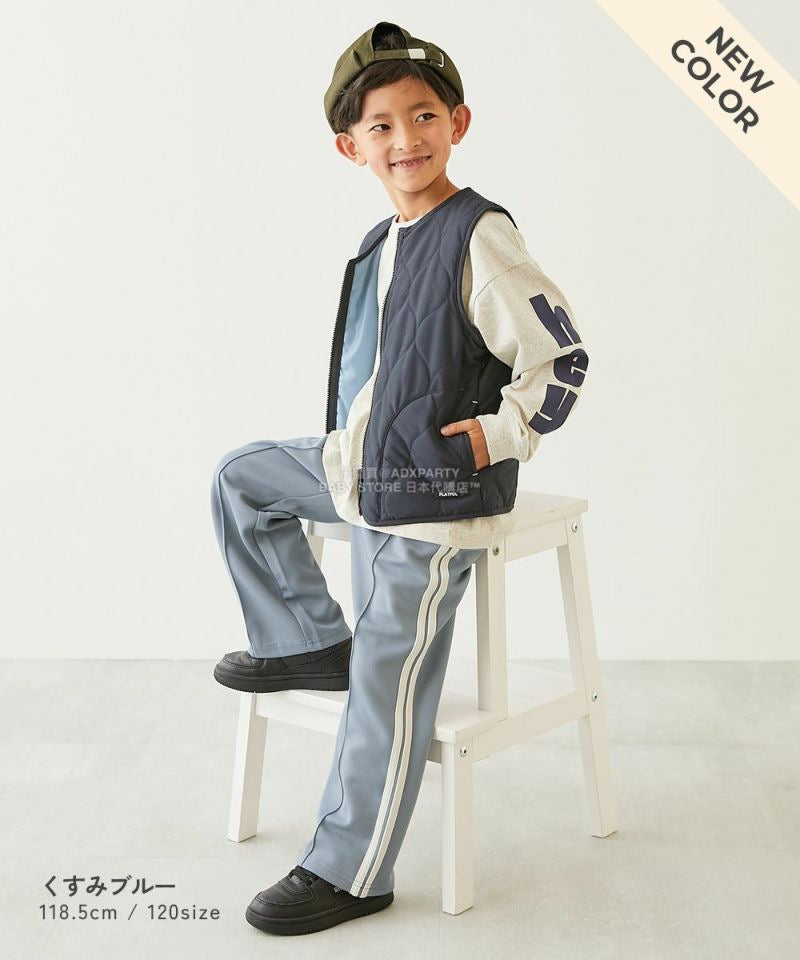 日本童裝 dev!rock 側邊寬長褲 100-160cm 男童款/女童款 秋季 PANTS