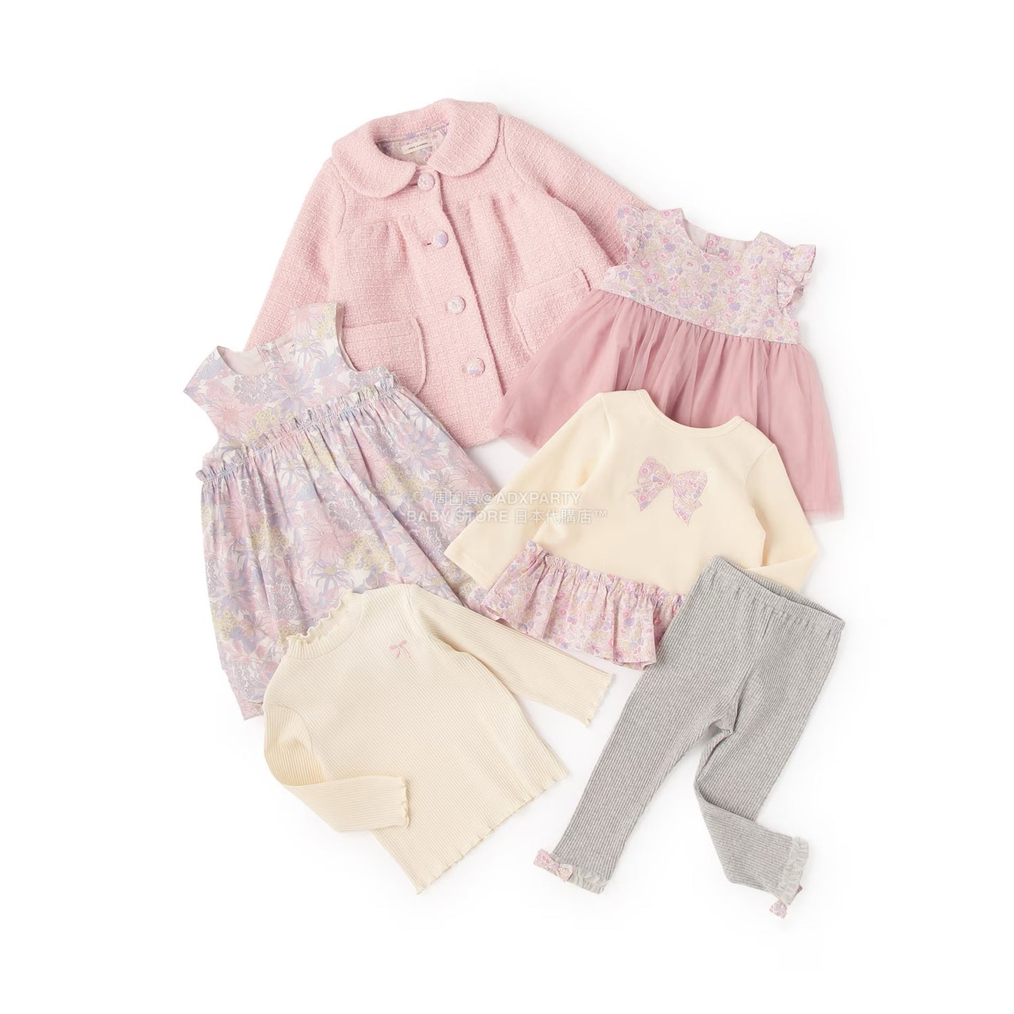 日本直送 sense of wonder 福袋6點 80-130cm 女童款 2026年日本新春福袋 福袋不參與$900免運 滿$900可加$25免運【日本預售:2026年1月1日】