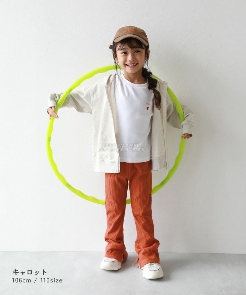 日本童裝 dev!rock 羅紋喇叭褲 100-160cm 女童款 冬季 PANTS
