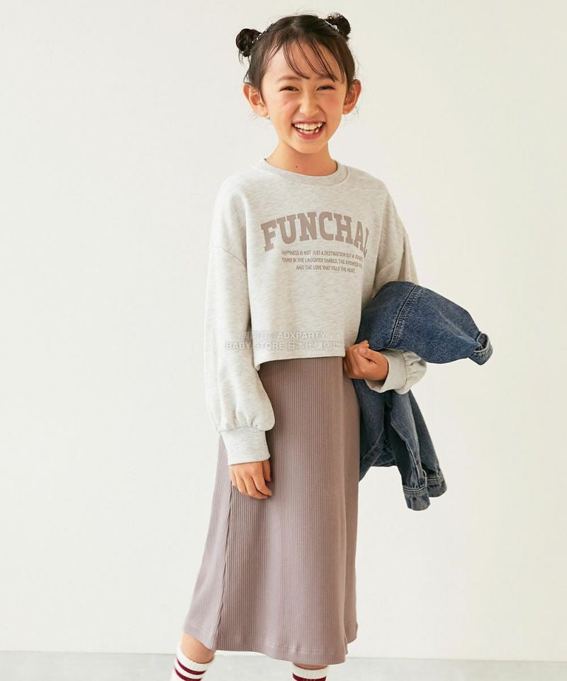 日本童裝 dev!rock 衛衣發羅紋背心裙兩件套裝 100-160cm 女童款 冬季 TOPS DRESSES