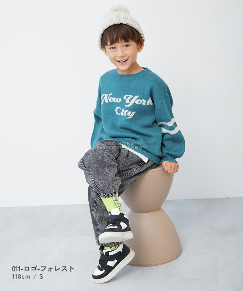 日本童裝 dev!rock 提花針織毛衣 110-160cm 男童款 冬季 TOPS
