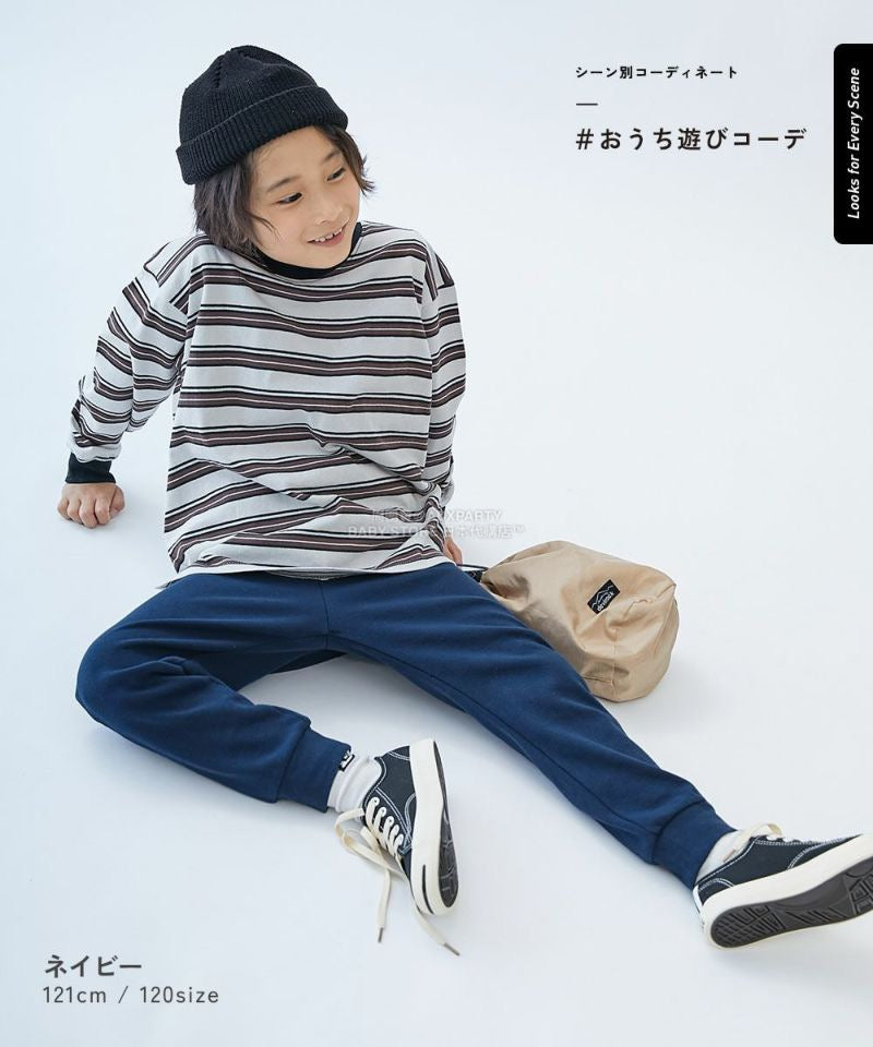 日本童裝 dev!rock 超彈性羅紋長褲 80-160cm 男童款/女童款 冬季 PANTS