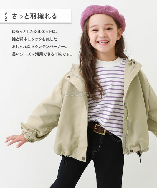 日本童裝 dev!rock 山系外套 100-160cm 女童款 冬季 (適合初秋、香港平均溫度)OUTERWEAR