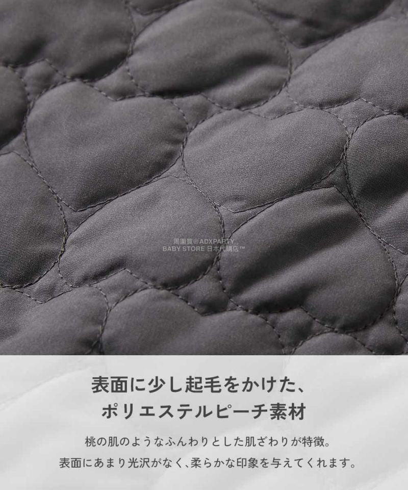 日本童裝 dev!rock 心型絎縫保暖抓毛外套 100-160cm 女童款 冬季 (適合初秋、香港平均溫度、寒冷天氣)OUTERWEAR