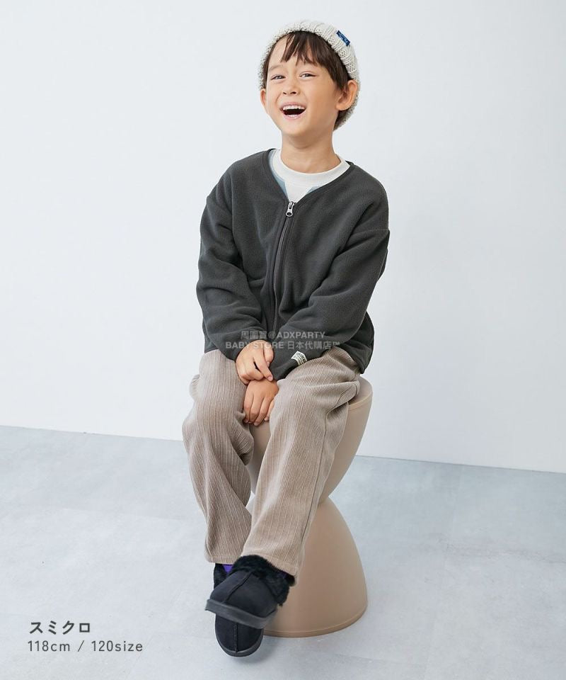 日本童裝 dev!rock 抓毛拉鍊外套 100-160cm 男童款/女童款 冬季 (適合初秋、香港平均溫度)OUTERWEAR