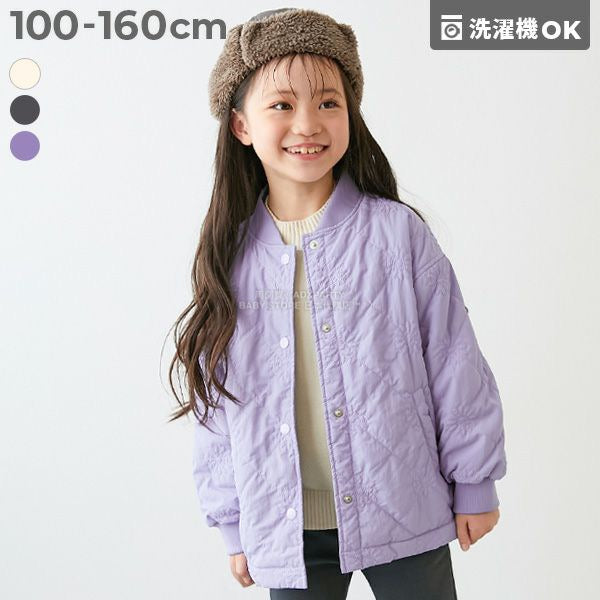 日本童裝 dev!rock 絎縫防風抓毛外套 100-160cm 女童款 冬季 (適合初秋、香港平均溫度、寒冷天氣)OUTERWEAR