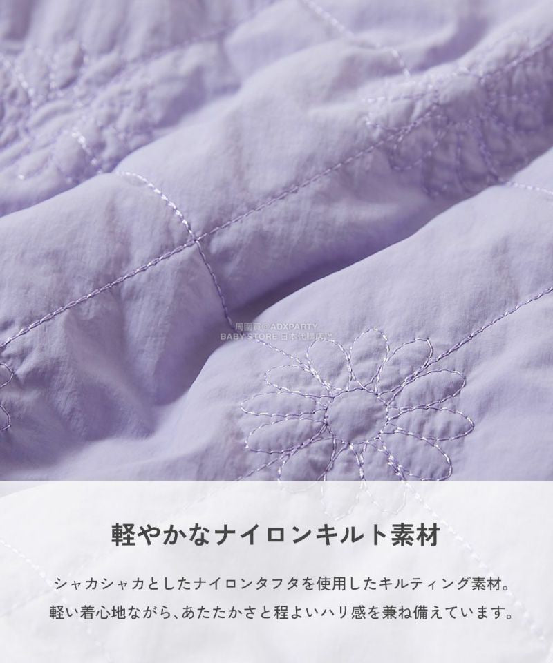 日本童裝 dev!rock 絎縫防風抓毛外套 100-160cm 女童款 冬季 (適合初秋、香港平均溫度、寒冷天氣)OUTERWEAR