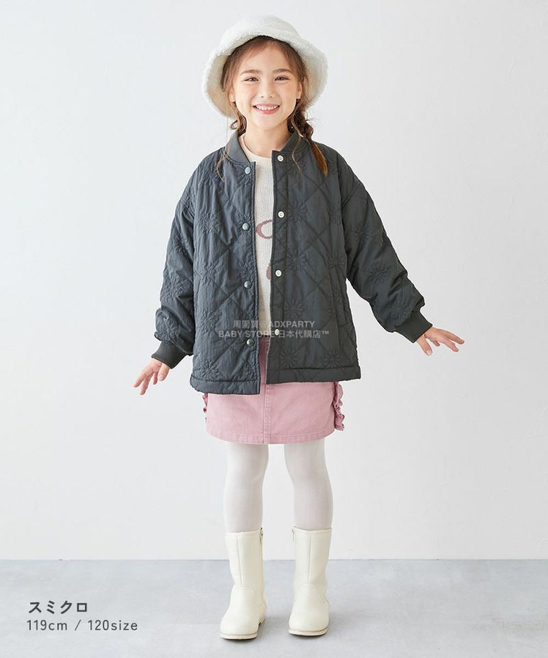 日本童裝 dev!rock 絎縫防風抓毛外套 100-160cm 女童款 冬季 (適合初秋、香港平均溫度、寒冷天氣)OUTERWEAR