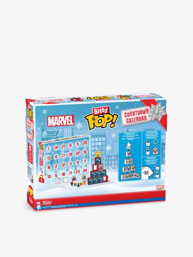 英美直送 FUNKO Bitty Pop Marvel Comics聖誕倒數日曆 兒童款 聖誕快樂特輯 聖誕倒數日曆 不參與$900免運 滿$900可加$25免運 Christmas Advent Calendars 2025