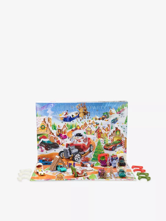 英美直送 HOTWHEELS聖誕倒數日曆 兒童款 聖誕快樂特輯 聖誕倒數日曆 不參與$900免運 滿$900可加$25免運 Christmas Advent Calendars 2025