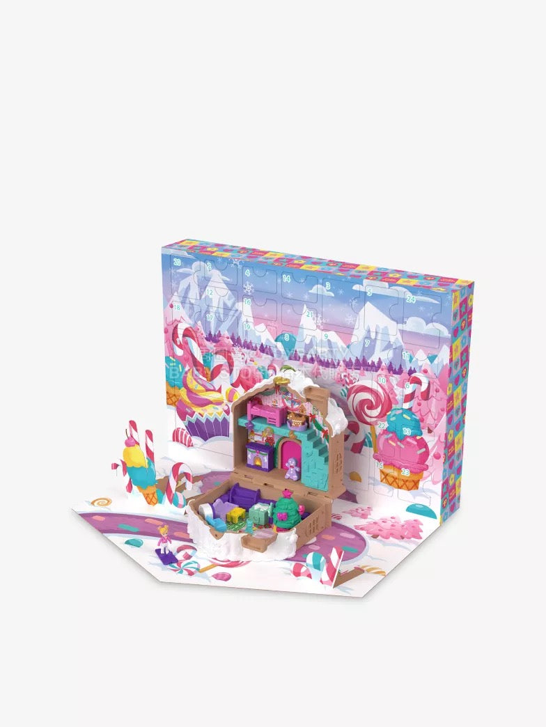 英美直送 POLLY POCKET聖誕倒數日曆 兒童款 聖誕快樂特輯 聖誕倒數日曆 不參與$900免運 滿$900可加$25免運 Christmas Advent Calendars 2025