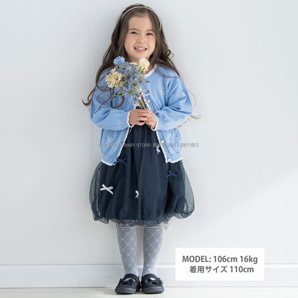 日本童裝 SLAP SL1P 針織長袖外套 90-140cm 女童款 春季 OUTERWEAR