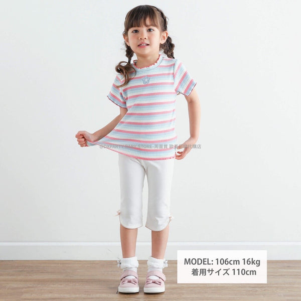 日本童裝 SLAP SL1P  花邊短袖T 80-140cm 女童款 夏季 TOPS