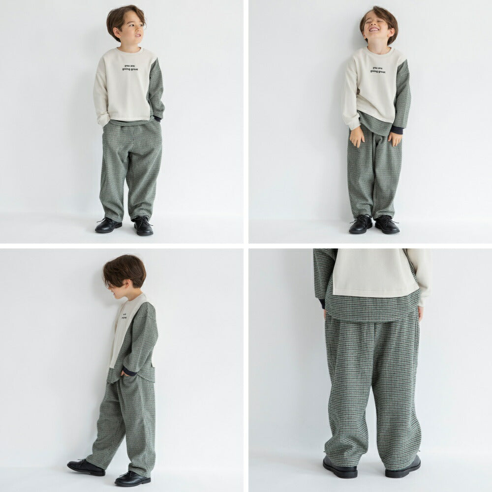 日本童裝 Branshes 格紋長褲 80-150cm 男童款 冬季 PANTS