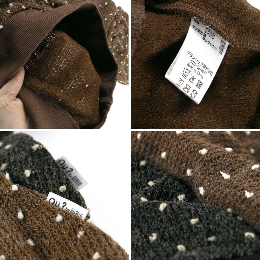 日本童裝 Branshes x Ou? by EDWIN 圓點提花衛衣 90-150m 女童款 冬季 TOPS