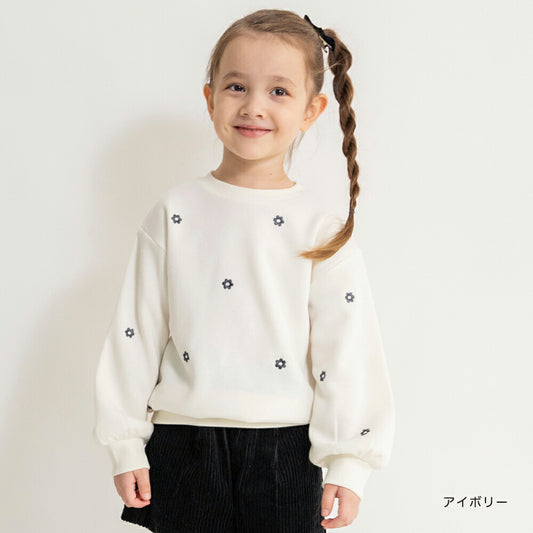 日本童裝 Branshes 抓毛衛衣 80-150cm 女童款 冬季 TOPS 聖誕紅/新年紅