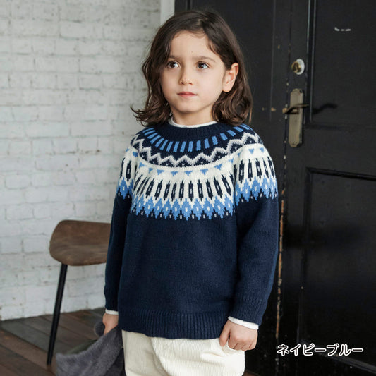 日本童裝 Branshes 針織毛衣 95-150cm 男童款 冬季 TOPS