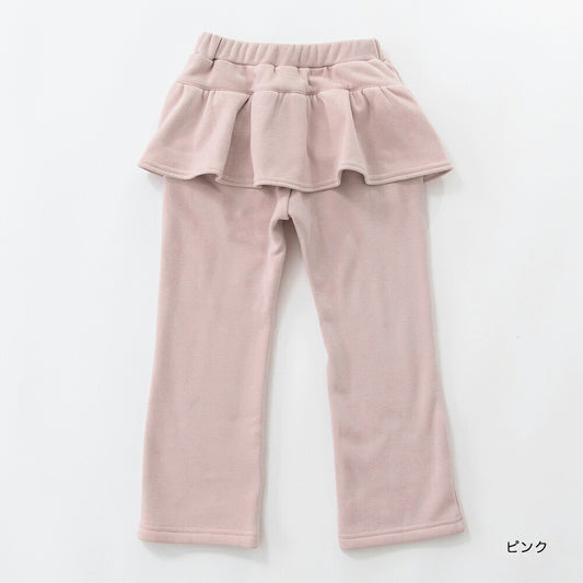 日本童裝 Branshes 抓毛裙連褲 80-130cm 女童款 冬季 PANTS