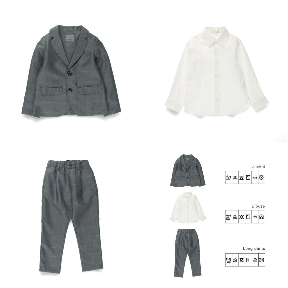 日本童裝 Branshes 西裝三件套裝 110-130cm 男童款 OUTERWEAR TOPS PANTS 面試/宴會/表演