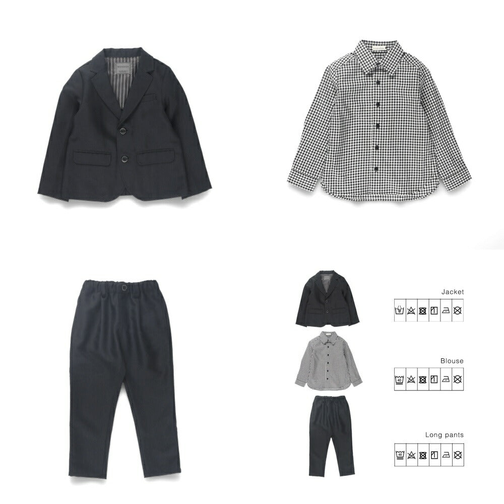 日本童裝 Branshes 西裝三件套裝 110-130cm 男童款 OUTERWEAR TOPS PANTS 面試/宴會/表演