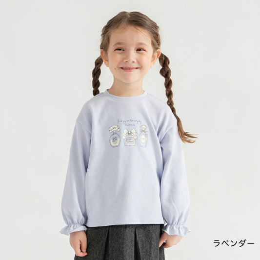 日本童裝 Branshes 長袖上衣 80-130cm 女童款 冬季 TOPS