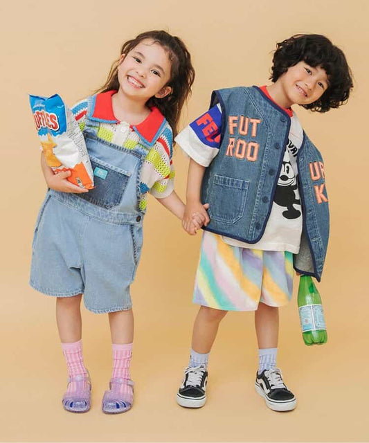 日本童裝 BREEZE I'm Jelly 可愛背帶短褲 80-130cm 男童款/女童款 夏季 Jumpsuit PANTS