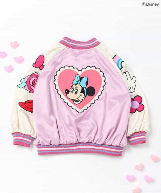 日本童裝 BREEZE x Disney SunnyPinkDays 棒球外套 80-120cm 女童款 夏季 OUTERWEAR