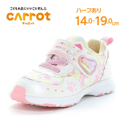 日本直送 moonstar carrot 抗菌防臭 健康機能兒童鞋 14-19cm 女童款 2026年春新作 鞋系列