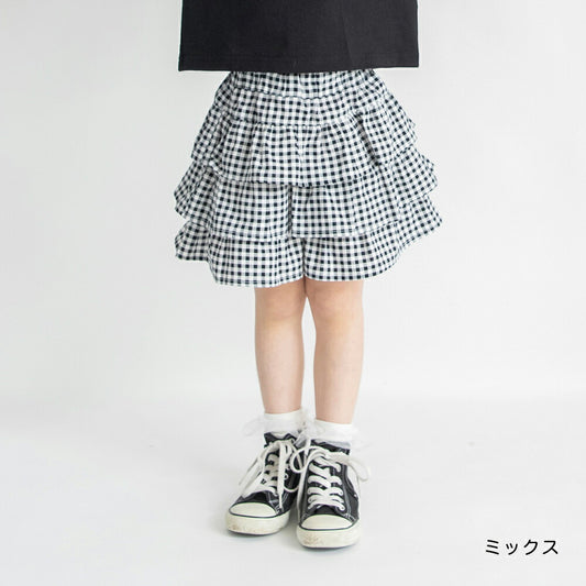 日本童裝 Branshes 荷葉邊裙式短褲 80-150cm 女童款 夏季 PANTS