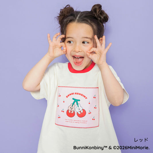 日本童裝 Branshes 【BUNNI KONBINY】印花上衣 90-140cm 女童款 夏季 TOPS
