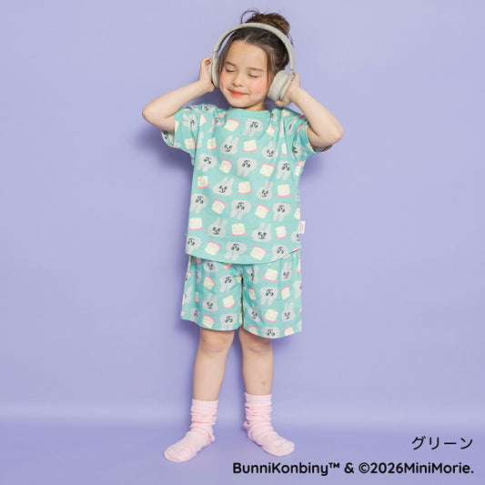 日本童裝 Branshes 【BUNNI KONBINY】親子裝 睡衣 90-140cm/Free Size 女童款/大人款 夏季 睡衣系列