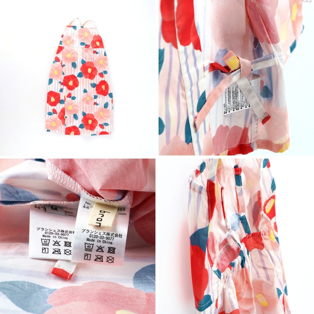 日本童裝 Branshes 2Way 日本浴衣3件套裝 日本和服 100-130cm 女童款 夏季 OUTERWEAR DRESSES 日本夏祭慶典特輯