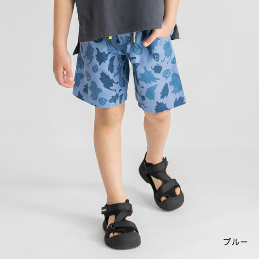 日本童裝 Branshes 巴拿馬織紋全印花短褲 80-150cm 男童款 夏季 PANTS