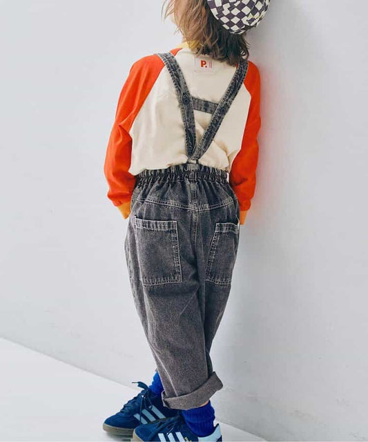日本童裝 p.premier 吊帶牛仔闊腿褲 80-140cm 男童款/女童款 夏季
Jumpsuit