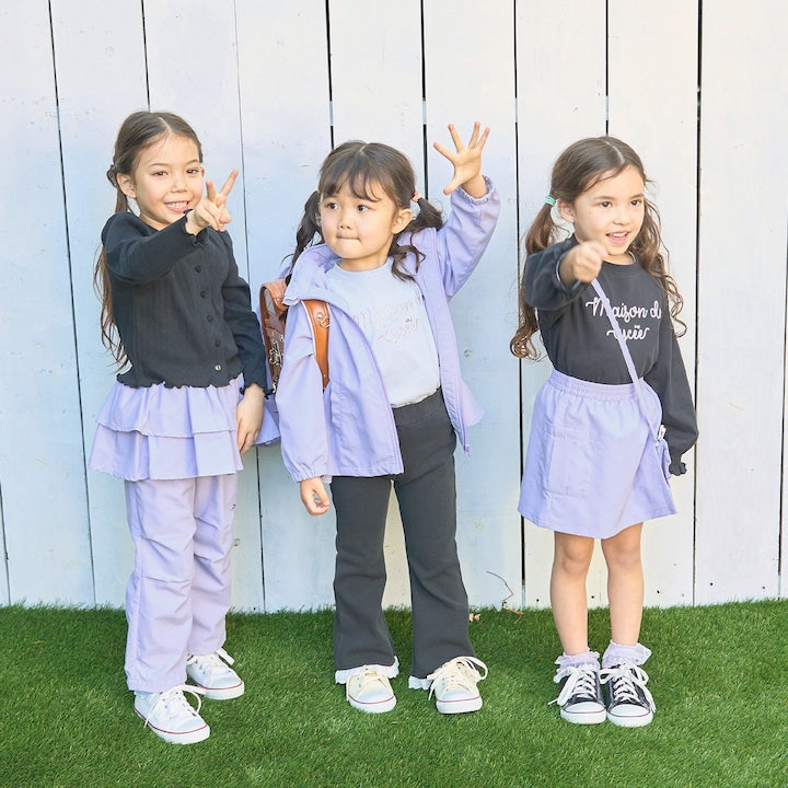 Japanese children's clothing Ly# mine tank top and shorts set 100-150cm girls summer TOPS PANTS