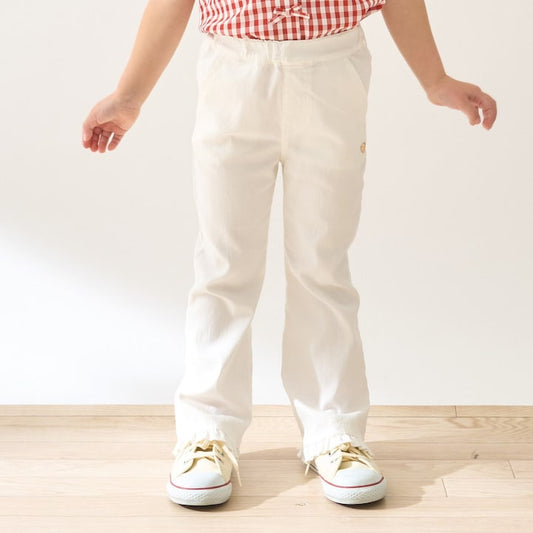日本童裝 Ly# mine 彈力荷葉邊喇叭褲 100-150cm 女童款 夏季 PANTS