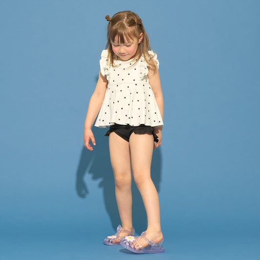 日本童裝 Ly# mine 泳衣兩件套裝 100-130cm 女童款 夏季 夏日玩水泳衣特輯