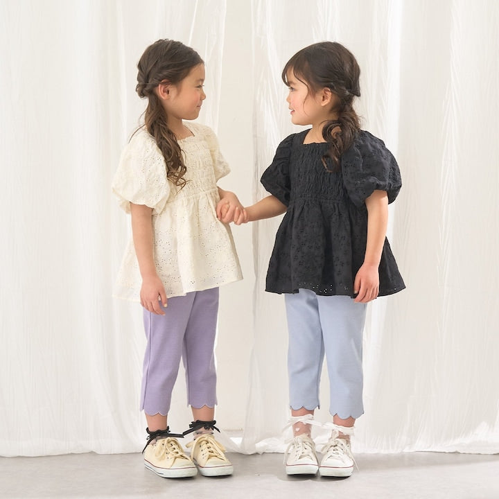 Japanese children's clothing Ly# mine tank top and shorts set 100-150cm girls summer TOPS PANTS