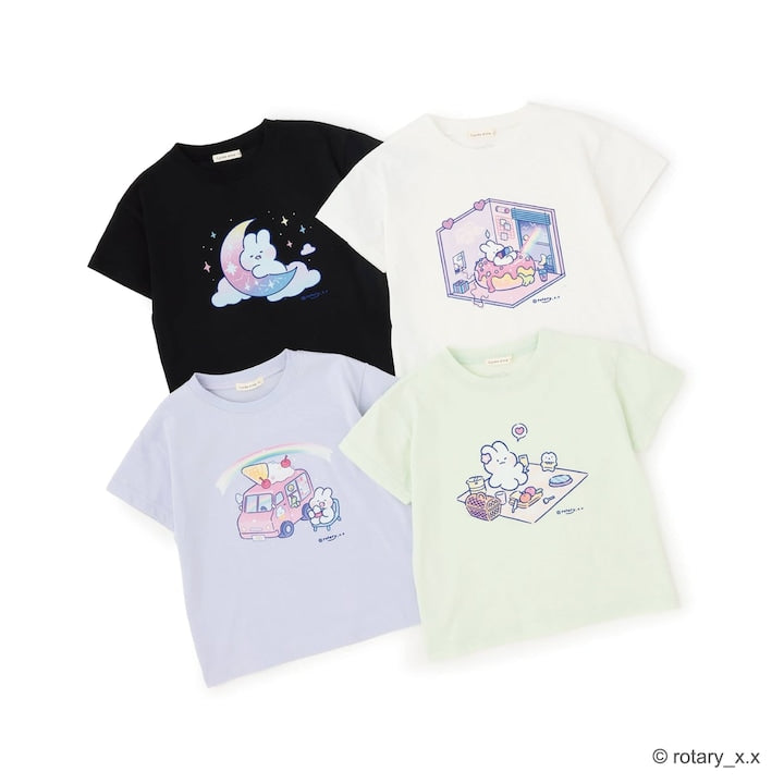 Japanese children's clothing Ly# mine tank top and shorts set 100-150cm girls summer TOPS PANTS