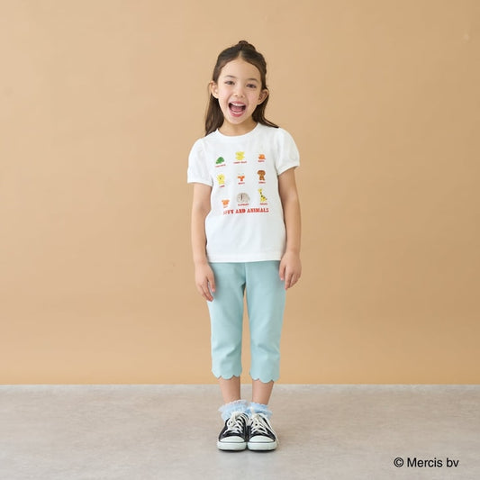 日本童裝 Ly# mine x miffy 防UV 吸水速乾 【棉100%不易變形】印花上衣 100-140cm 女童款 夏季 TOPS