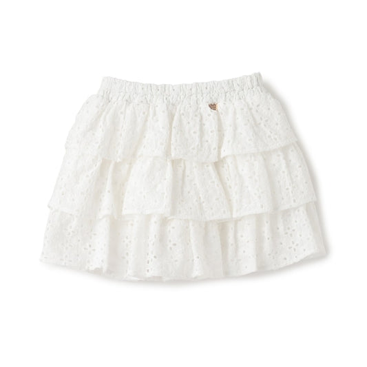 日本童裝 Ly# mine 棉質蕾絲層疊蛋糕裙 100-150cm 女童款 SKIRTS