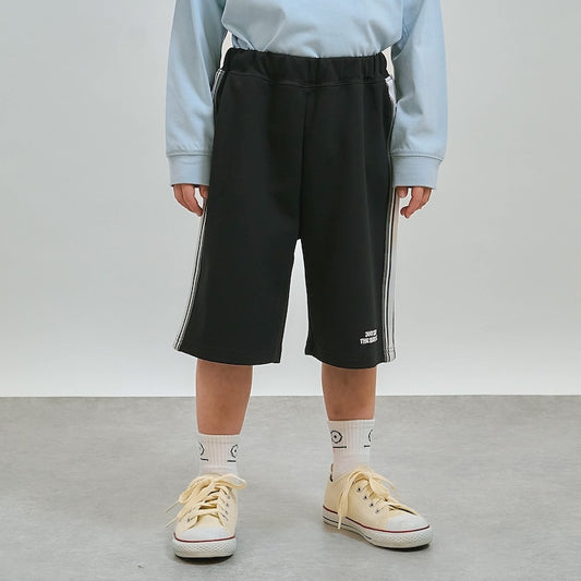 日本童裝 b・R# 側線運動短褲 100-150cm 男童款 夏季 PANTS