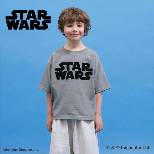 日本童裝 b・R# x STAR WARS 防污系列 吸水速乾【不易變形】印花上衣 110-150cm 男童款 夏季 TOPS