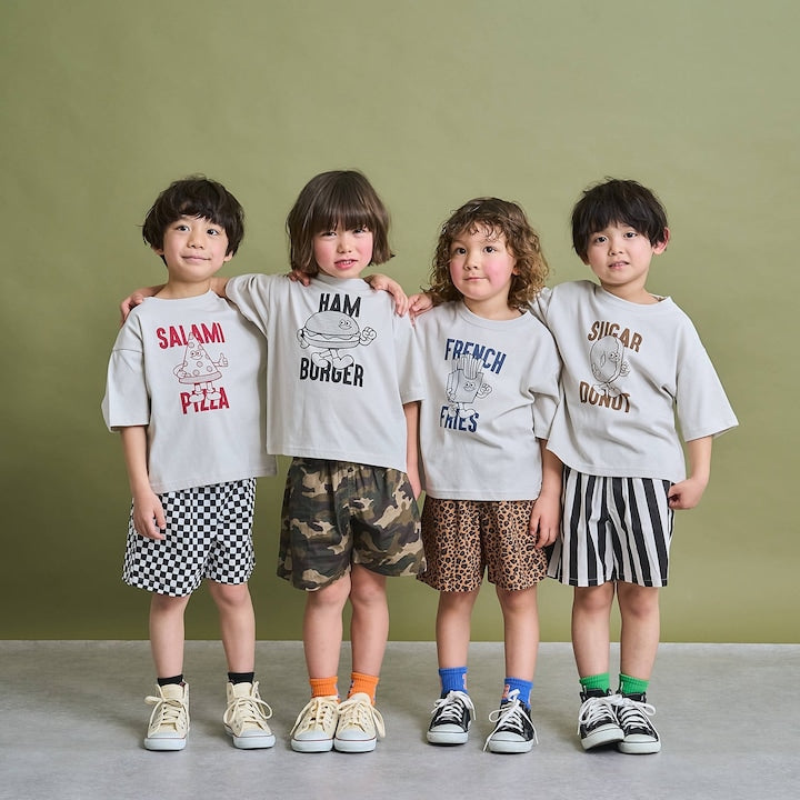 日本童裝 b・R# 防污系列 吸水速乾【不易變形】印花上衣 100-150cm 男童款 夏季 TOPS