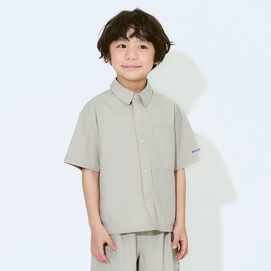 日本童裝 b・R# 水陸兩用 吸水速乾 短袖襯衫 100-150cm 男童款 TOPS OUTERWEAR 夏季 夏日玩水泳衣特輯