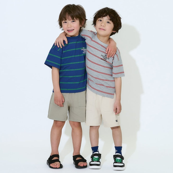 日本童裝 b・R# 間條上衣 100-150cm 男童款 夏季 TOPS