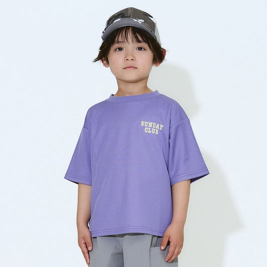 日本童裝 b・R# 防UV 防污系列 吸水速乾 印花字母上衣 100-150cm 男童款 夏季 TOPS